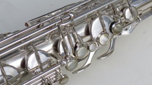 Saxophone ténor Selmer Mark 6 argenté (1)