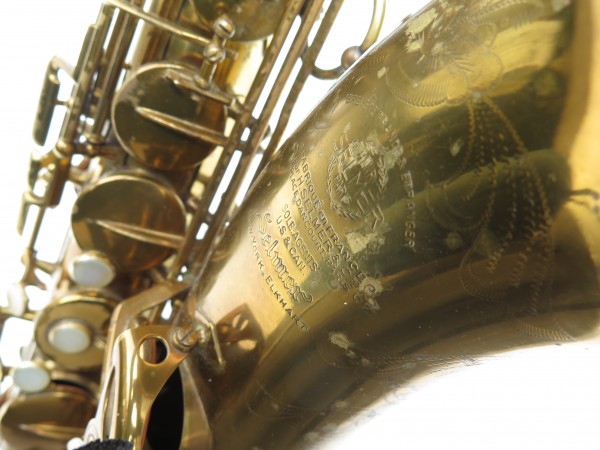 Saxophone ténor Selmer Super Balanced Action verni gravé (7)