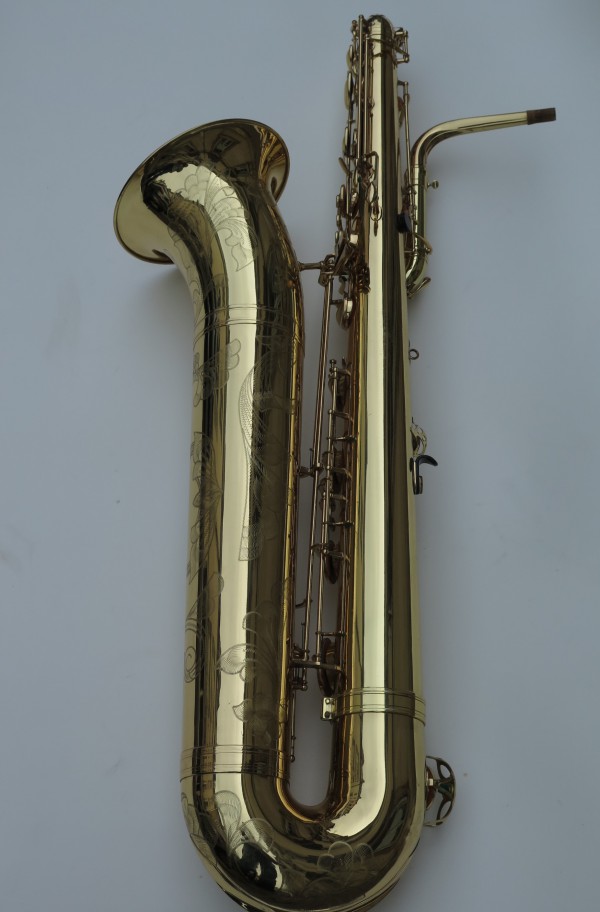 Saxophone basse Selmer mark 6 verni gravé (12)