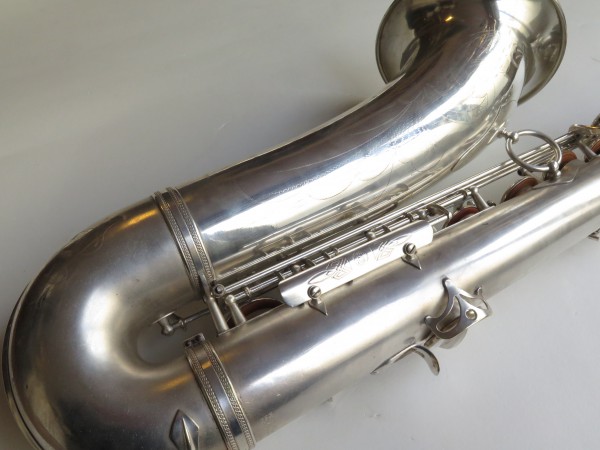 Saxophone ténor Selmer super balanced action argenté sablé (11)