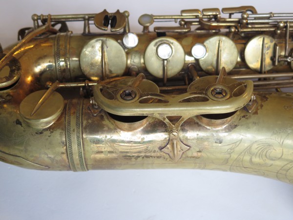 Saxophone ténor Selmer mark 6 verni gravé (4)