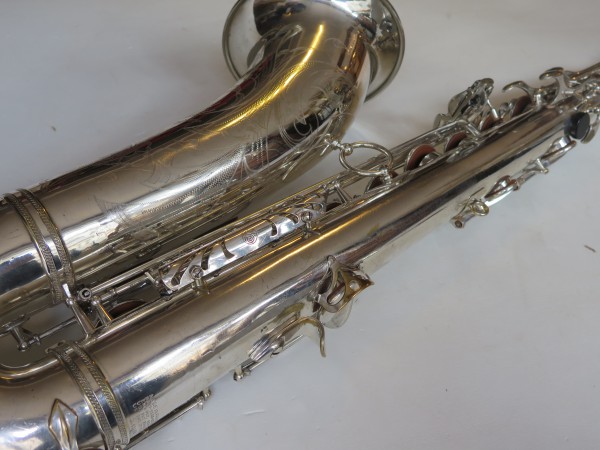 Saxophone ténor Selmer Mark VI argenté gravé (11)