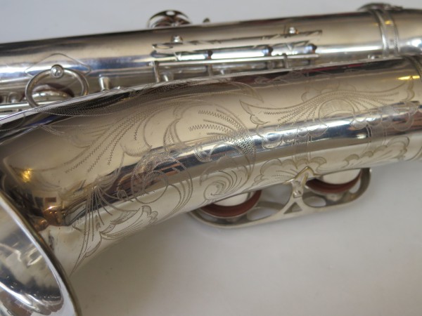 Saxophone ténor Selmer Mark VI argenté gravé (5)
