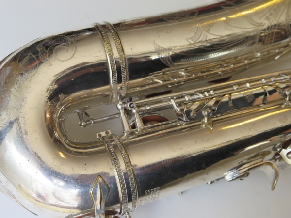 Saxophone ténor Selmer Mark VI argenté gravé (7)