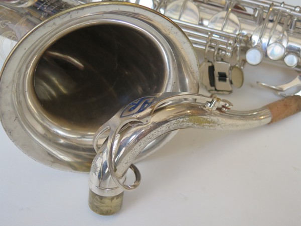 Saxophone ténor Selmer Mark VI argenté gravé (8)