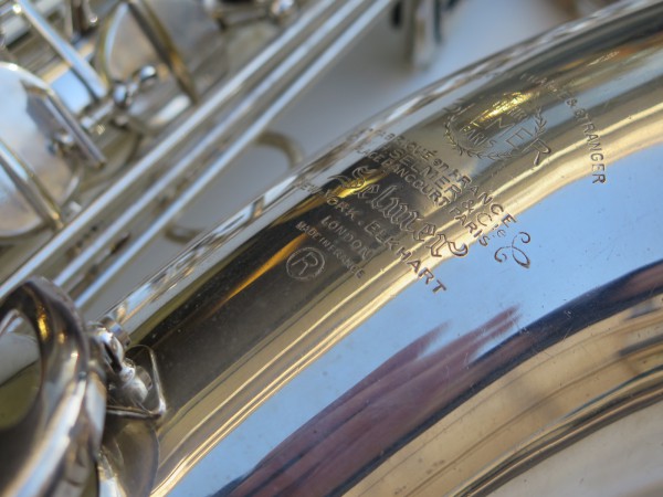 Saxophone ténor Selmer Mark 6 argenté (2)