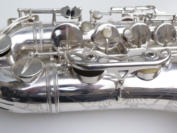 Saxophone ténor Selmer Mark 6 argenté gravé plaqué or (2)