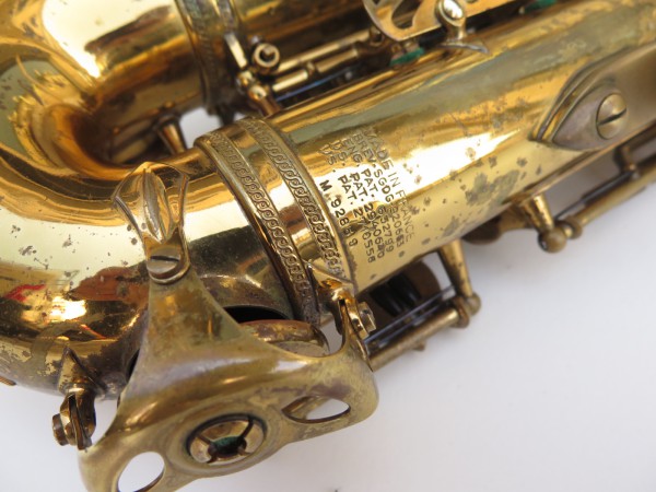 Saxophone alto Selmer Mark 6 verni gravé (11)
