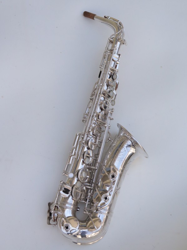 Saxophone alto Selmer Super Balanced Action argenté gravé (16)