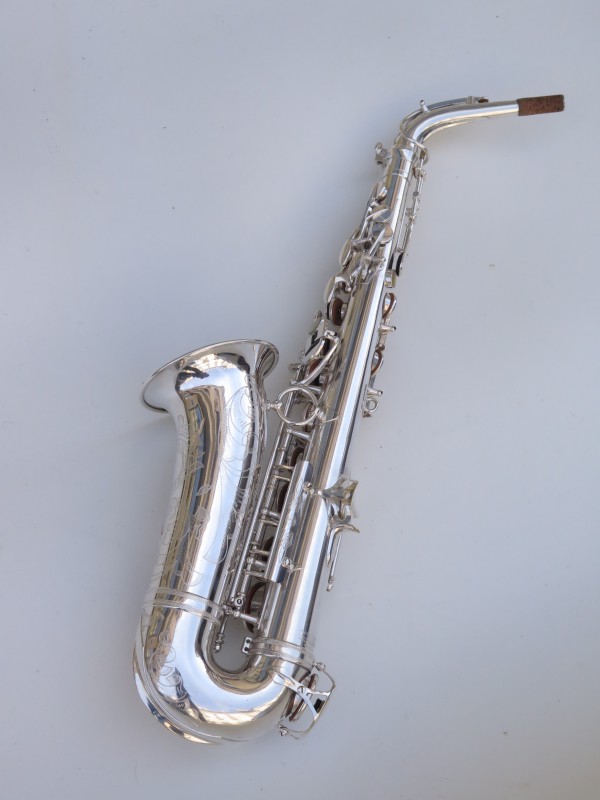 Saxophone alto Selmer Super Balanced Action argenté gravé (17)