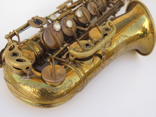 Saxophone alto Selmer Super Balanced Action verni gravé (15)