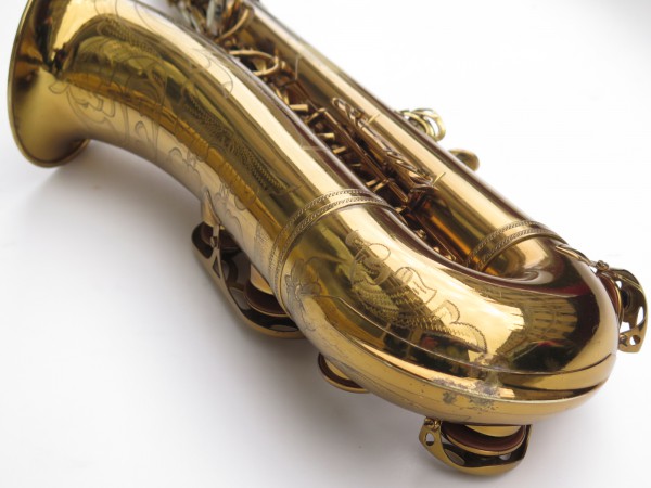 Saxophone ténor Selmer Mark 6 verni gravé double S (6)