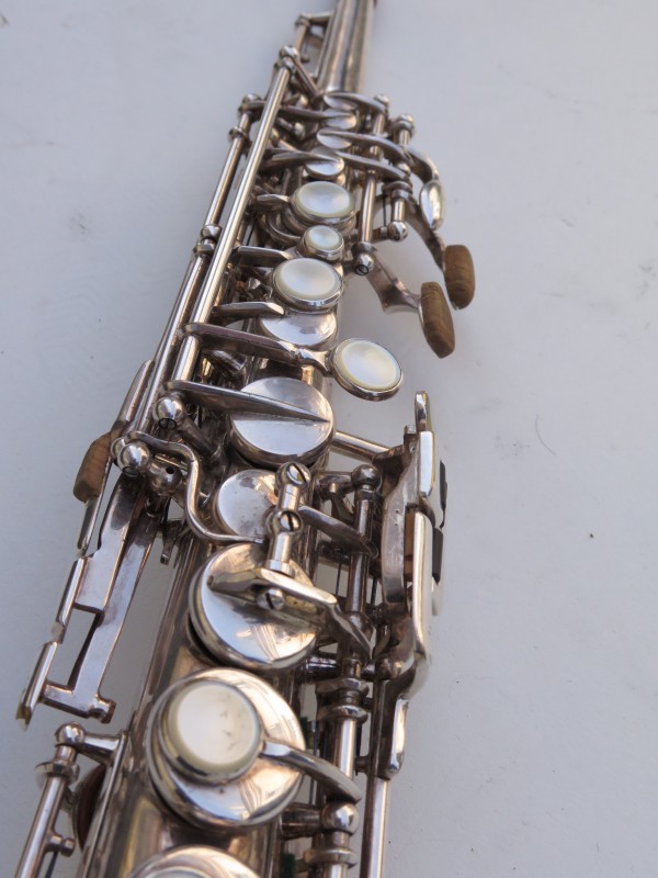 Saxophone soprano Selmer Mark 6 argenté gravé (11)