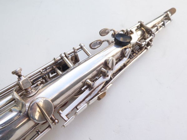 Saxophone soprano Selmer Mark 6 argenté gravé (15)