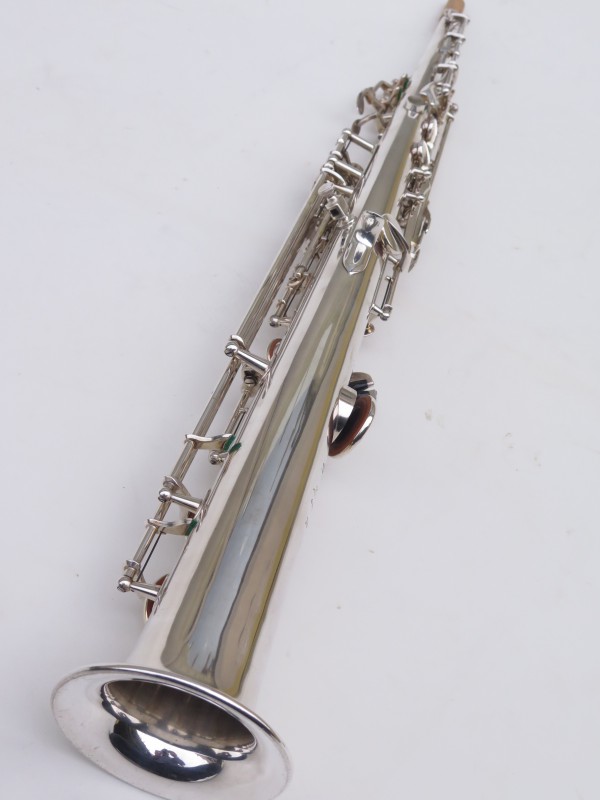 Saxophone soprano Selmer Super Balanced Action transitionnel mark 6 argenté (17)