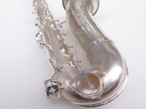 Saxophone alto Lebblanc semi rationnel argenté sablé gravé (1)