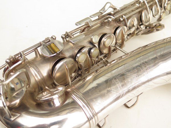 Saxophone alto Conn 6M 8 US Army argenté sablé ladyface (6)