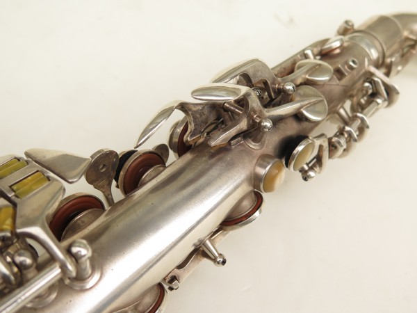 Saxophone alto Conn 6M 8 US Army argenté sablé ladyface (8)