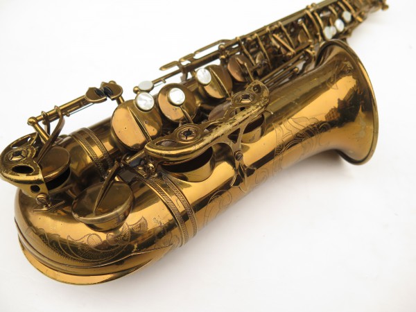 Saxophone alto Selmer Super Balanced Action verni gravé (1)