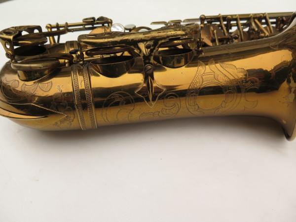 Saxophone alto Selmer Super Balanced Action verni gravé (2)