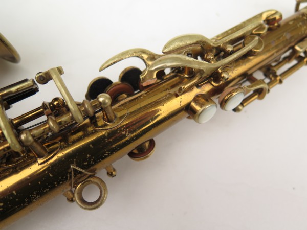 Saxophone soprano courbe Buescher True Tone verni (2)