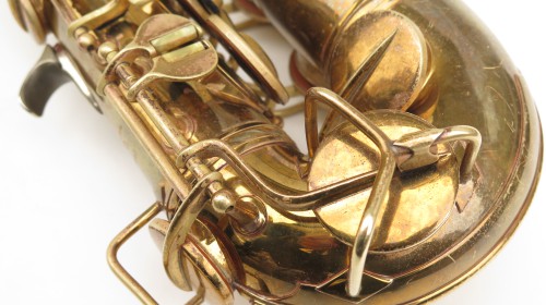 Saxophone alto Conn transitionnel bocal New york verni gravé (1)