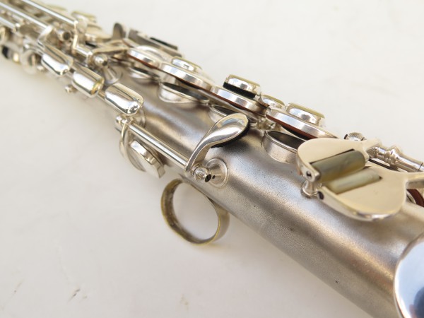Saxophone soprano Conn argenté gravé (6)