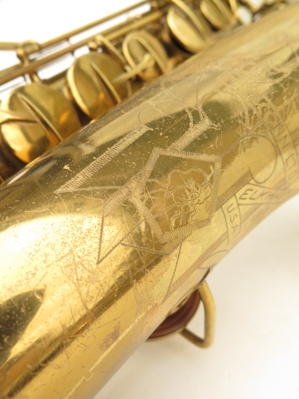 Saxophone ténor Conn transitionnel 10M verni gravé ladyface (21)