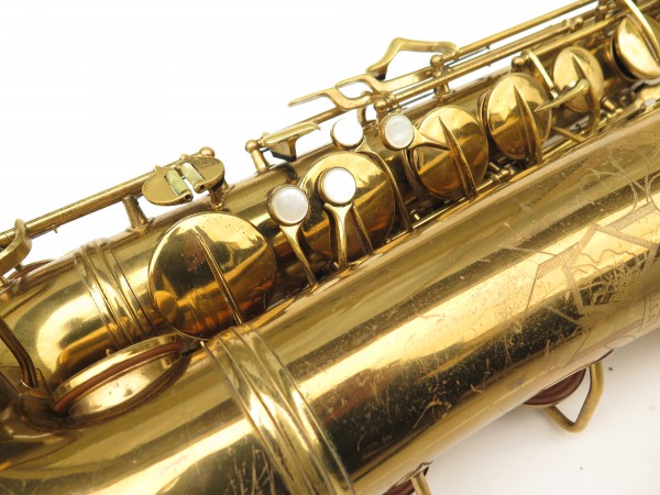 Saxophone ténor Conn transitionnel 10M verni gravé ladyface (6)