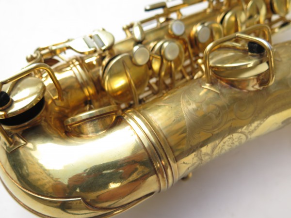 Saxophone alto Conn Chu Berry plaqué or ladyface (9)
