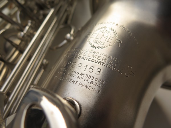 Saxophone alto Selmer Balanced Action argenté sablé clétage additionnel américain (1)