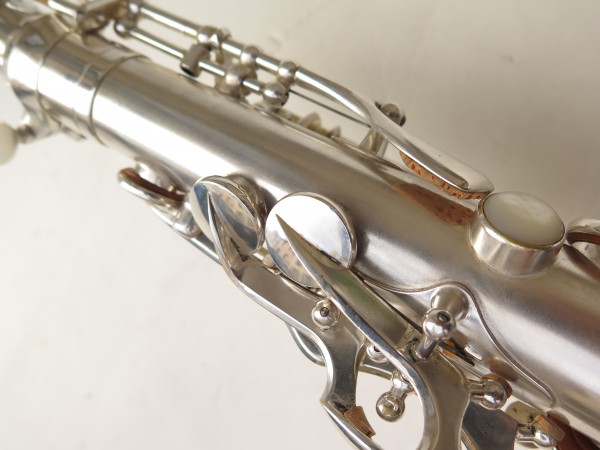 Saxophone alto Selmer Balanced Action argenté sablé clétage additionnel américain (15)