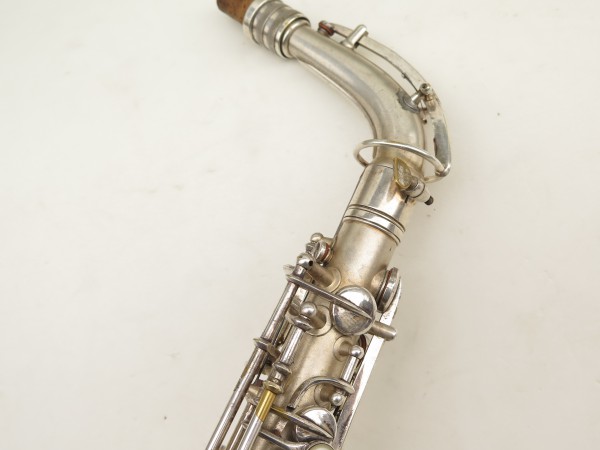 Saxophone alto Conn New Wonder 2 argenté sablé plaqué or Charles Ward Hoosier Hot Shot (11)