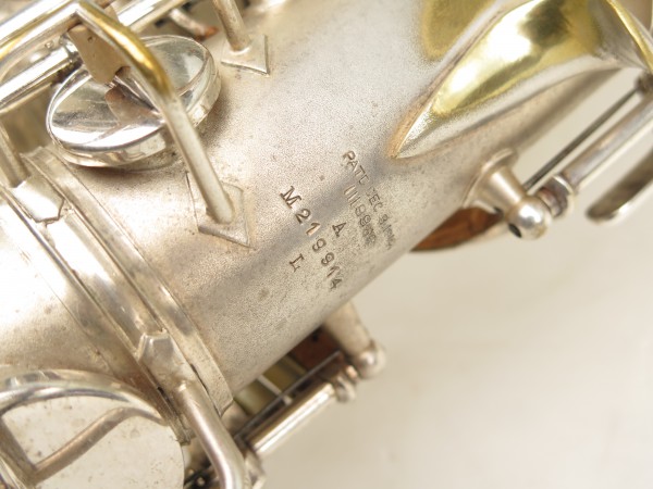 Saxophone alto Conn New Wonder 2 argenté sablé plaqué or Charles Ward Hoosier Hot Shot (8)