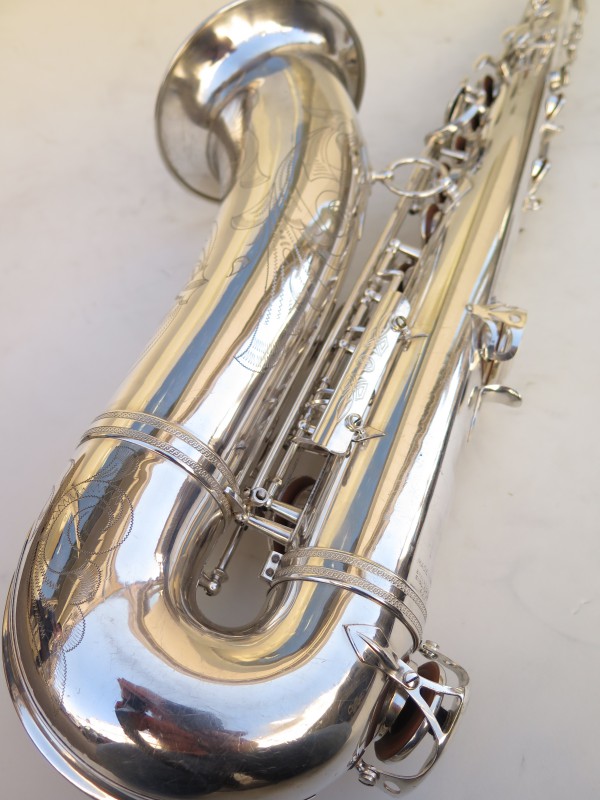 Saxophone ténor Selmer Super Balanced Action argenté gravé (21)