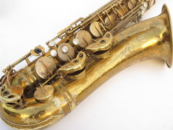 Saxophone ténor Selmer Super Balanced Action verni gravé (14)