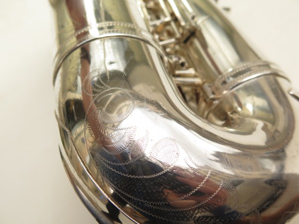 Saxophone ténor Selmer Super Balanced Action SBA argenté gravé (20)