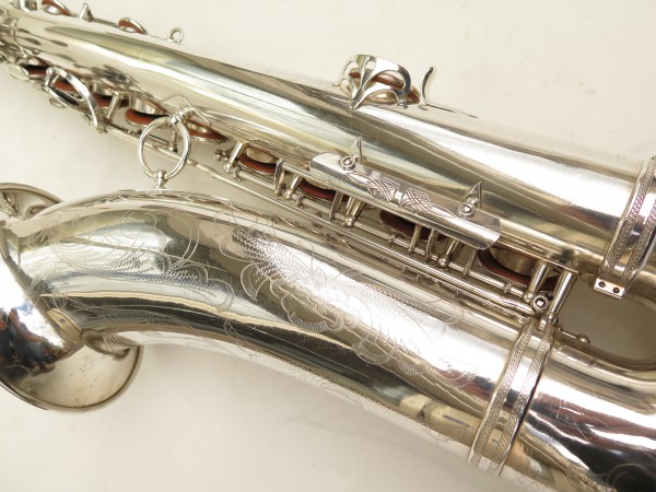 Saxophone ténor Selmer Super Balanced Action SBA argenté gravé (21)