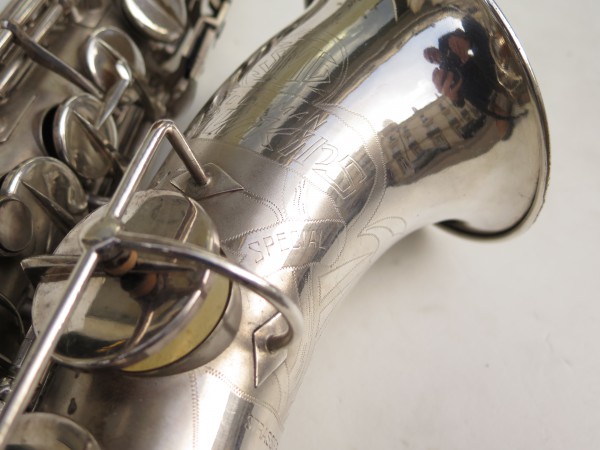 Saxophone alto SML Coleman Kawkins Special argenté sablé (14)