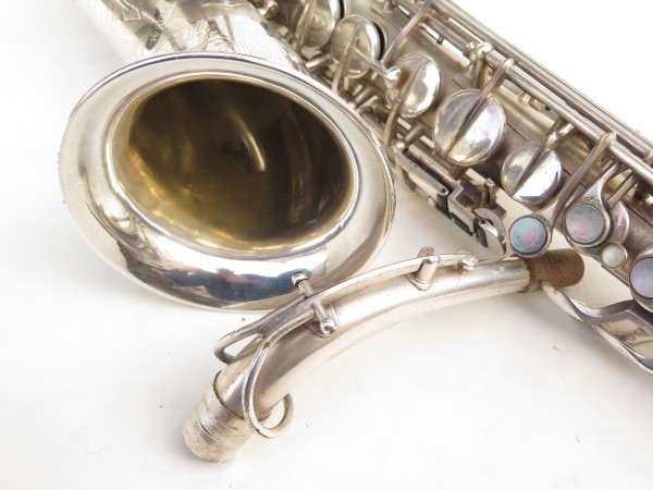 Saxophone alto SML Coleman Kawkins Special argenté sablé (7)