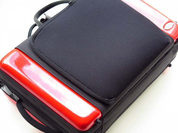 Etui Bags 4 trompettes rouge brillant