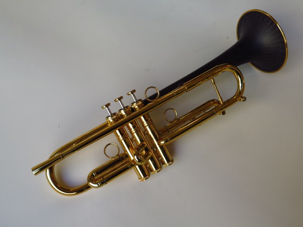 Trompette Sib Da Carbo plaqué or (1)