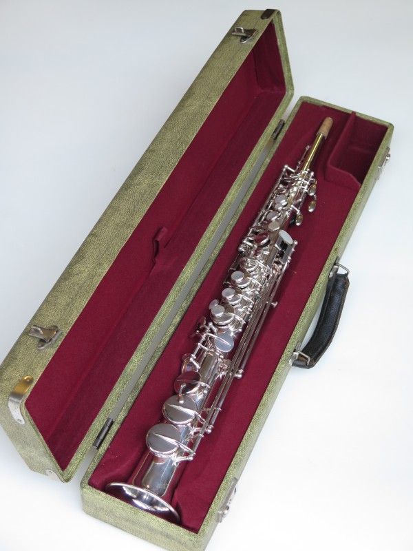 Sax soprano Selmer Mark VI argenté (9)