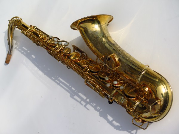 Sax ténor Conn Chu Berry plaqué or (11)