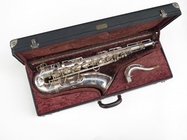 Saxophone tenor Selmer super balanced action argenté (1)