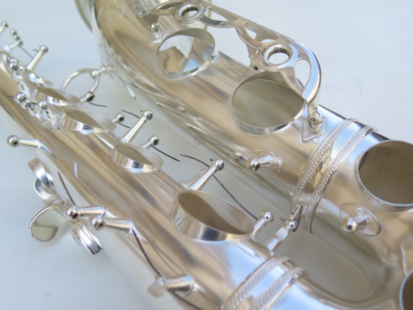 Saxophone tenor Selmer mark 6 argenté (1)