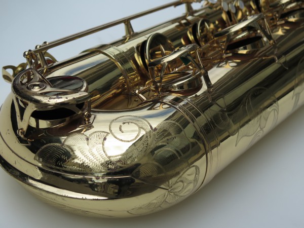 Saxophone basse Selmer mark 6 verni gravé (2)