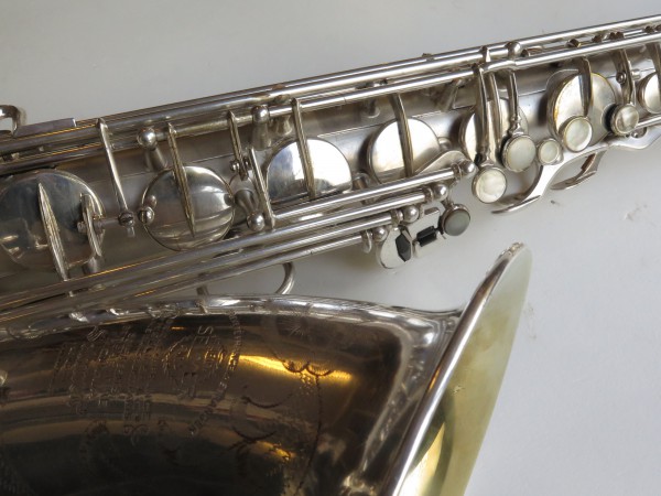 Saxophone ténor Selmer super balanced action argenté sablé (10)