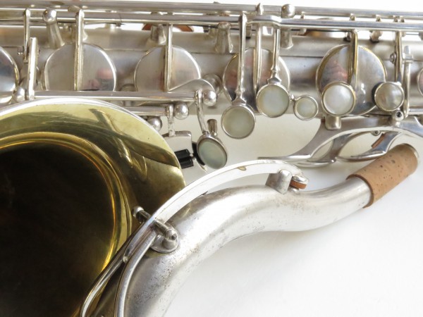 Saxophone ténor Selmer super balanced action argenté sablé (2)