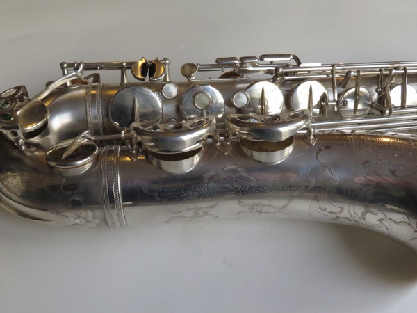 Saxophone ténor Selmer super balanced action argenté sablé (9)